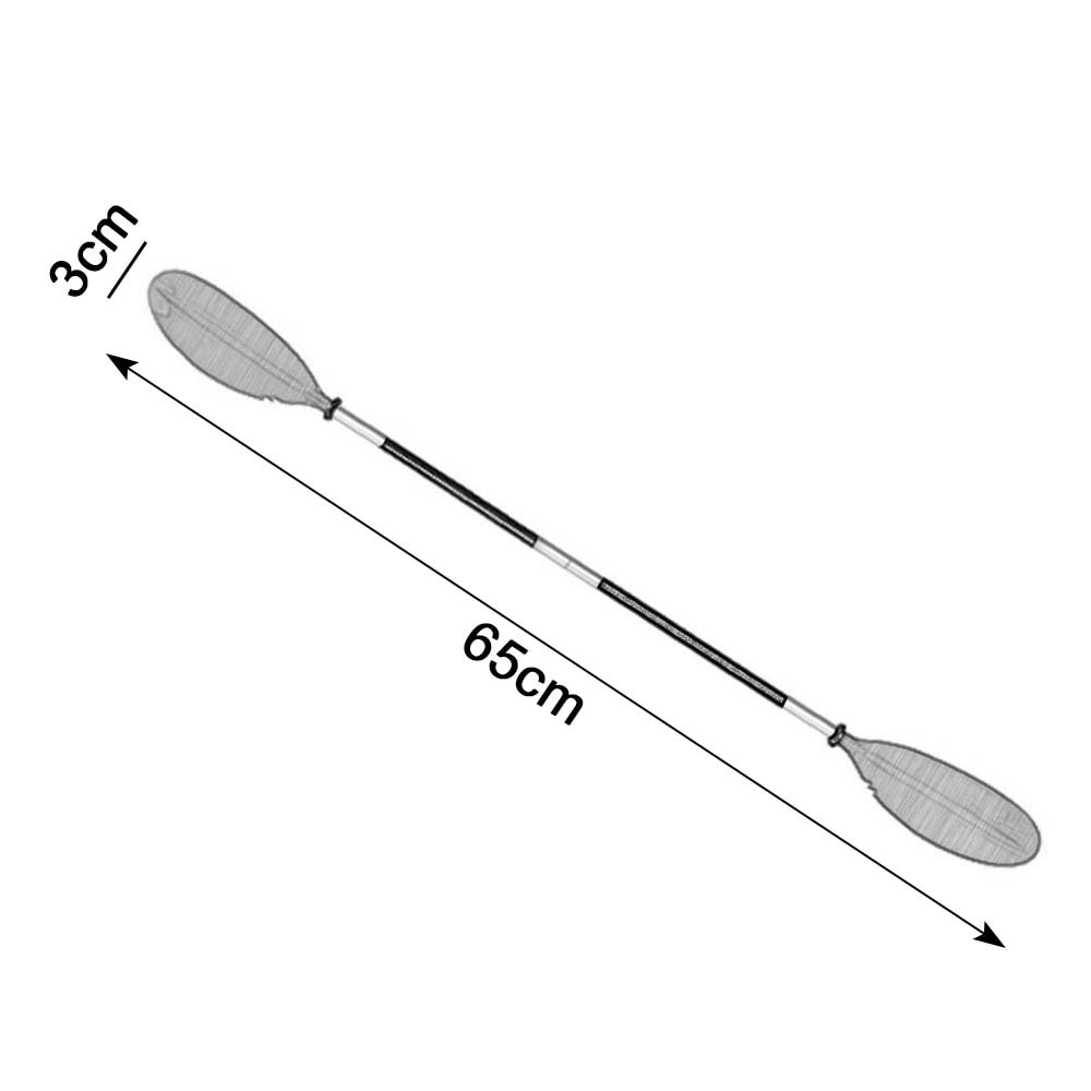 Aluminium Alloy Paddle Double Blade Kayak Raft Oar 222cm for Inflatable Boat Fishing Surf paddle surfboard