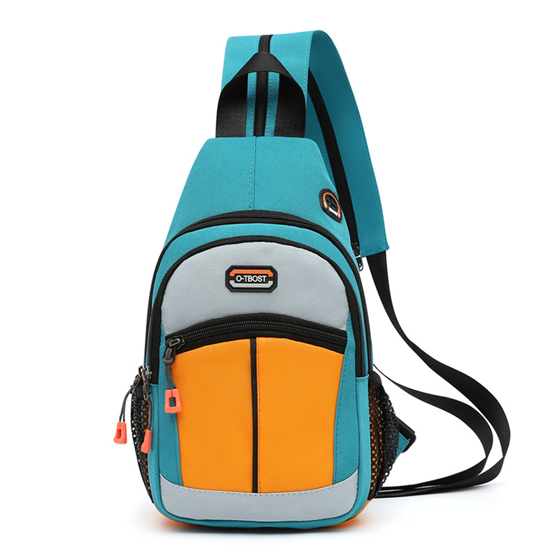 torba na klatkę piersiową dla kobiet mini plecak modna torba damska na wolnym powietrzu sportowe torby podróżne crossbody mały plecak: zielony