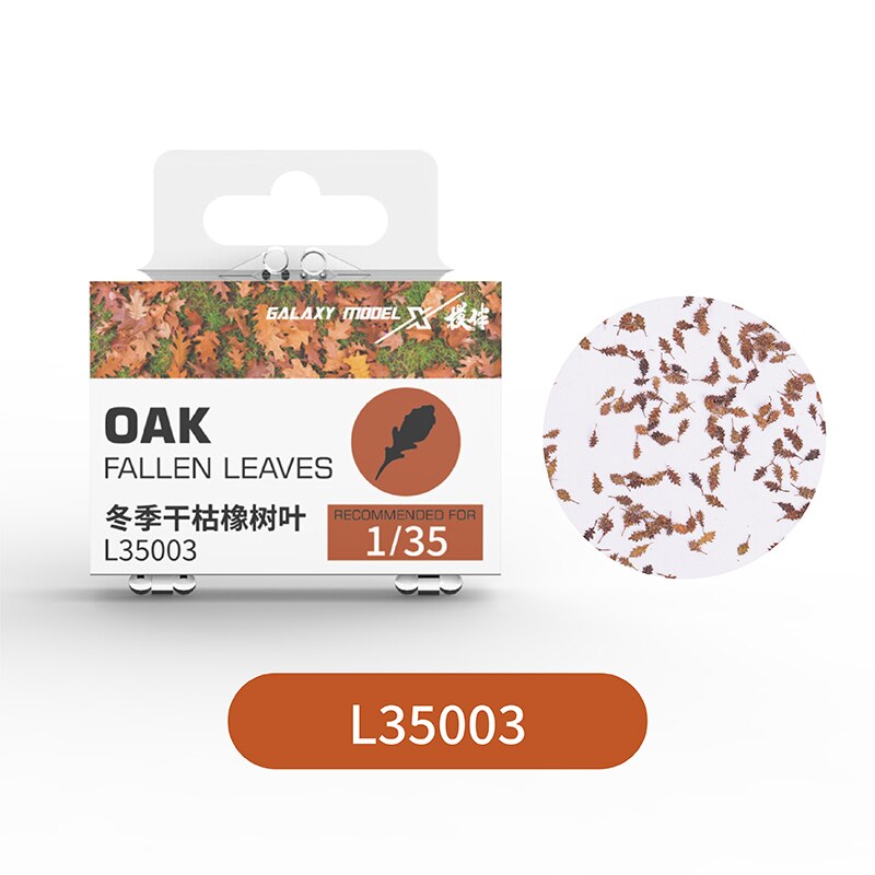 1/35 Scale Model Building Tree Leaves Foliage for Model Landscape Scene DIY L35001/L35002/L35003: L35003 Oak fallen