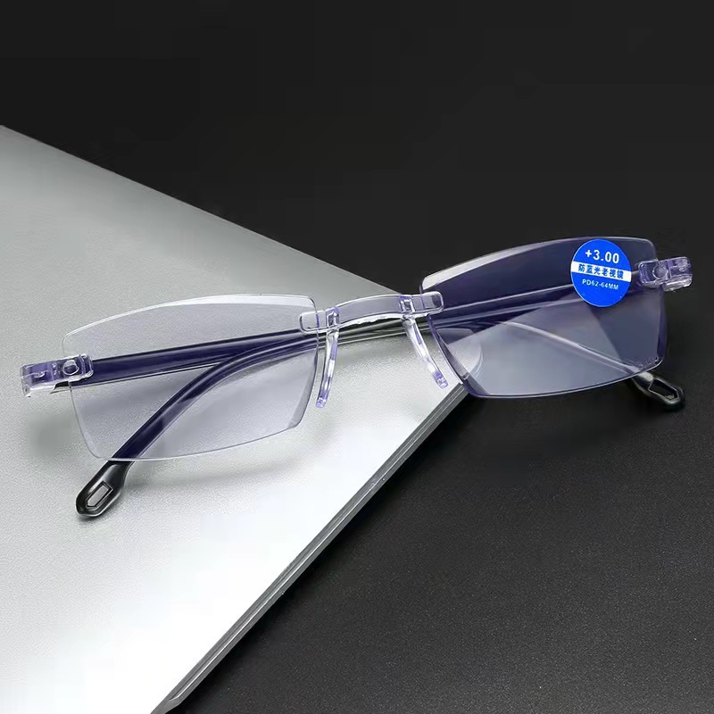 Gafas inteligentes con ajuste automático para hombre, lentes de lectura con aumento, multifoco progresivo, antiluz azul, 0- + 4,0, 1 ud.