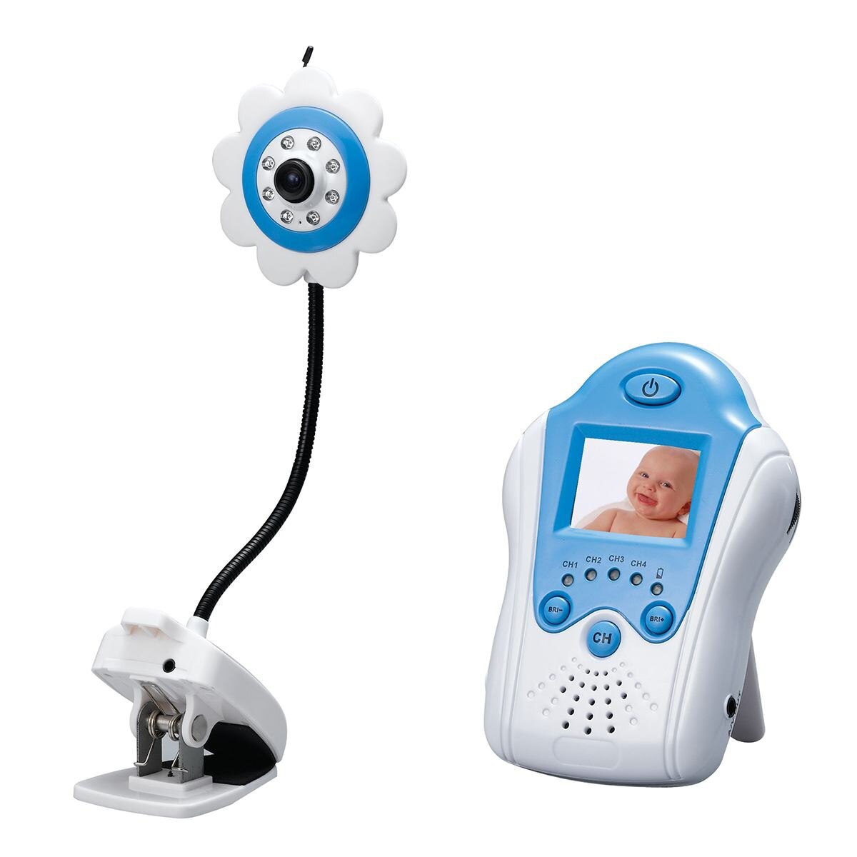 1.5 " /1.8 " lcd trådløs video babymonitor barnepige sikkerhed cameracolor nattesyn infrarød nattesyn lysstyrke justerbar
