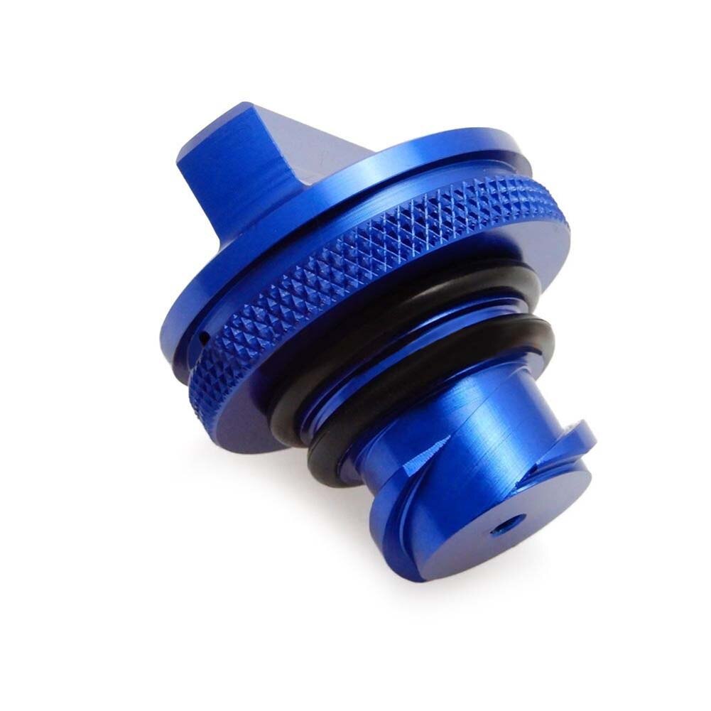 Diesel Aluminium DEF Brandstof Cap Blauw Truck Permanente Cap voor Dodge Ram Automotive Onderdelen Gesloten Vergrendeling tankdop: Default Title