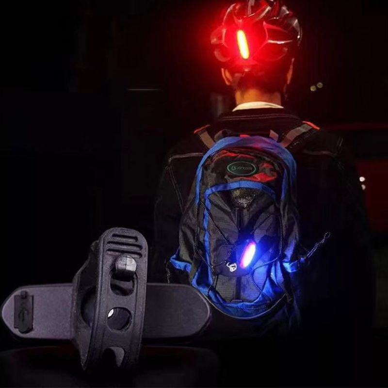 Fiets achterlicht waterdicht achterlicht usb-oplader mountainbike waarschuwingslicht fiets led achterlicht