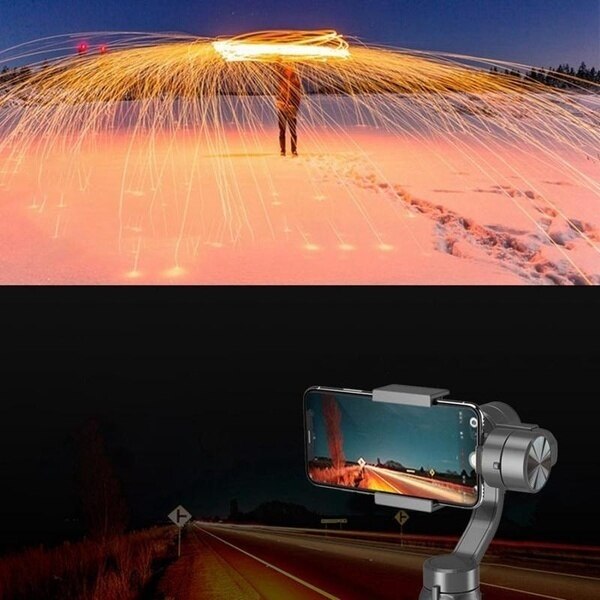 3-Axis Handheld Gimbal Stabilizer Mobile Phone PTZ Camera Anti-shake Gyroscope Video Camera Electronic Smartphone Stabilizer