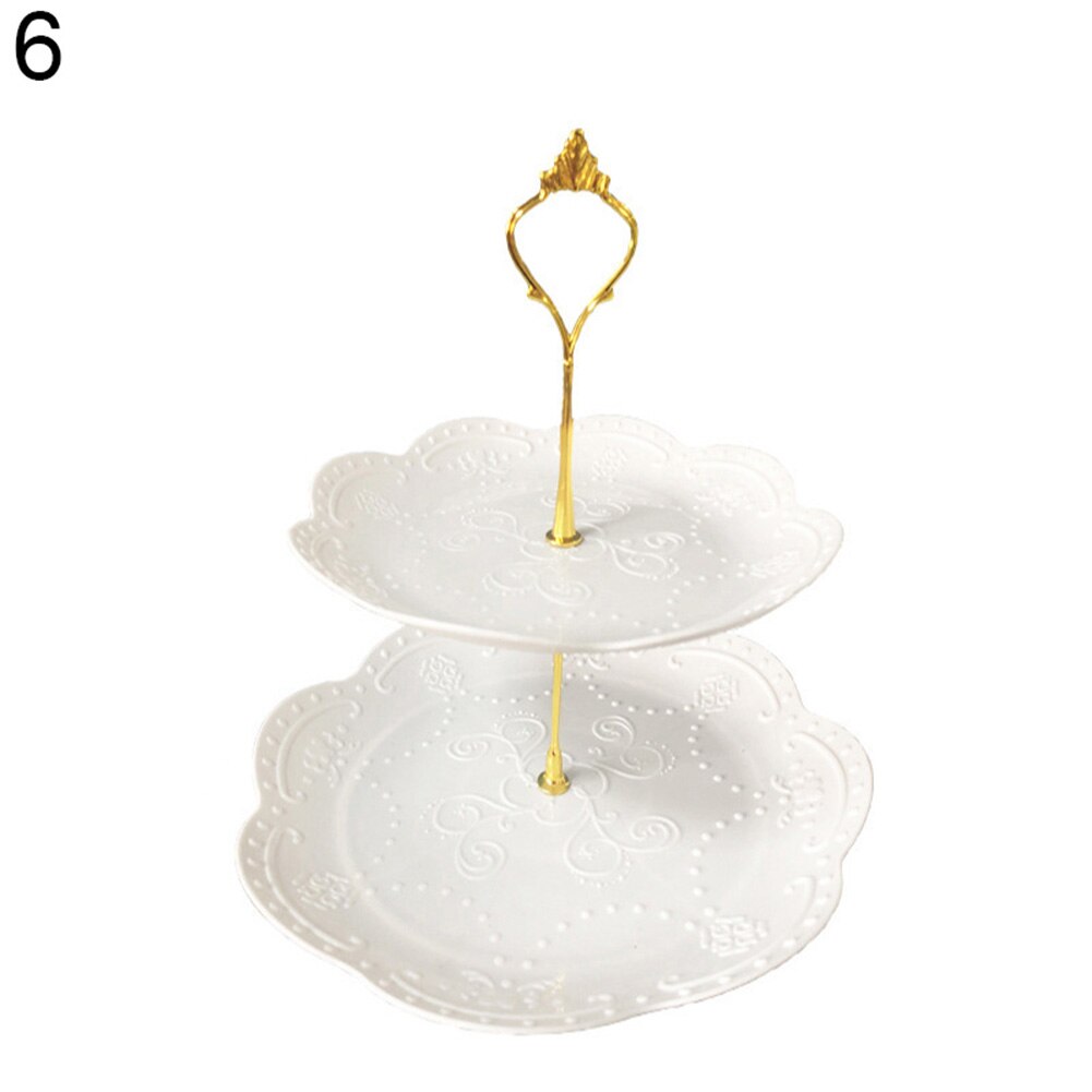 2/3 Tiers Fruit Taart Plaat Houder Stand Home Festival Party Dessert Opbergrek Dessert Borden Keuken Accessoires