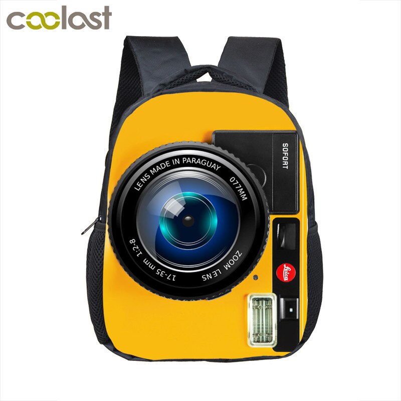 Funny Camera Printing Mini Backpack Kids Kindergarten Bag Children School Bags Boys Girls Toddler Backpacks Baby Diaper Bags