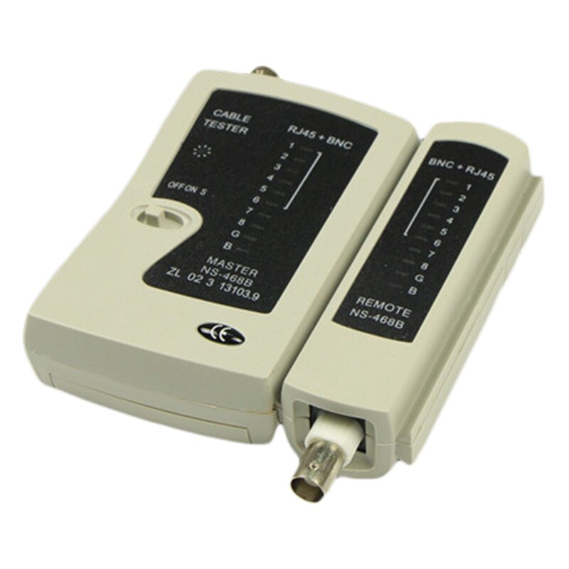 Cabo de rede ethernet testador lan rj45 bnc ferramenta de teste coax sinal lan tester