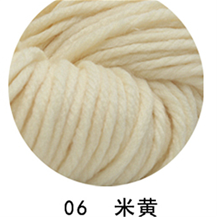 Hilo de lana acrílica para tejer suéter, hilo de ganchillo, manualidades DIY, acrílico, grueso, bufanda, chales, manta, 250g/bola: Castaño
