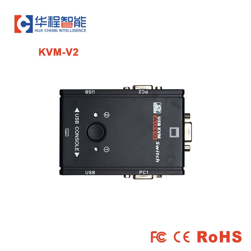 4K USB HDMI KVM Switch Box Video Display Switch 2 port two in one out two dual computer keyboard mouse converter video monitor