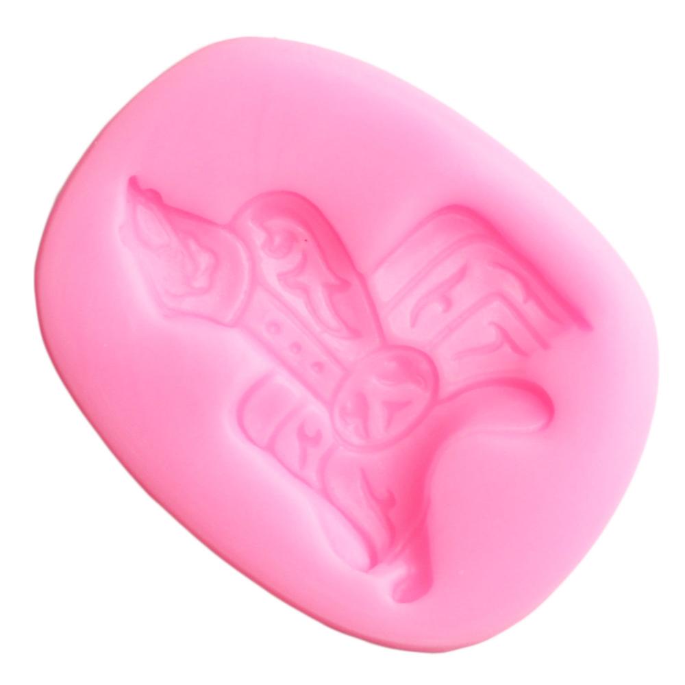 Moules 3D de selle de cheval en Silicone, moule à Cupcake, Fondant de cuisson, outils de décoration de gâteau de fête, argile polymère, moules à bonbons et chocolat