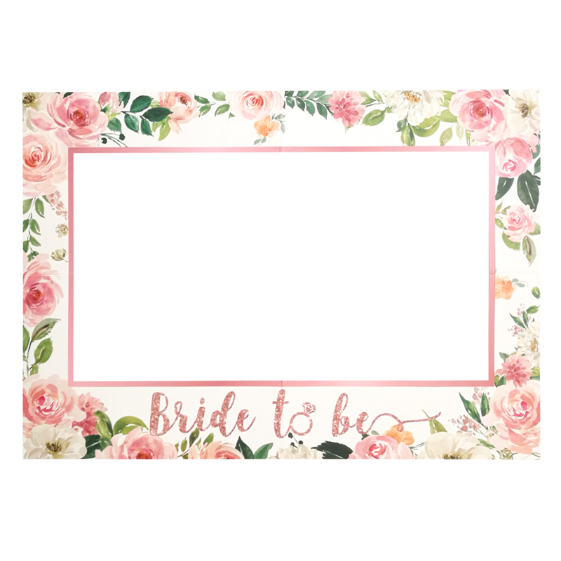 1 Uds. Accesorios para fotomatón de novia para ser, marco para decoración de despedida de soltera, accesorios para fotomatón de boda y compromiso, suministro para despedida de soltera