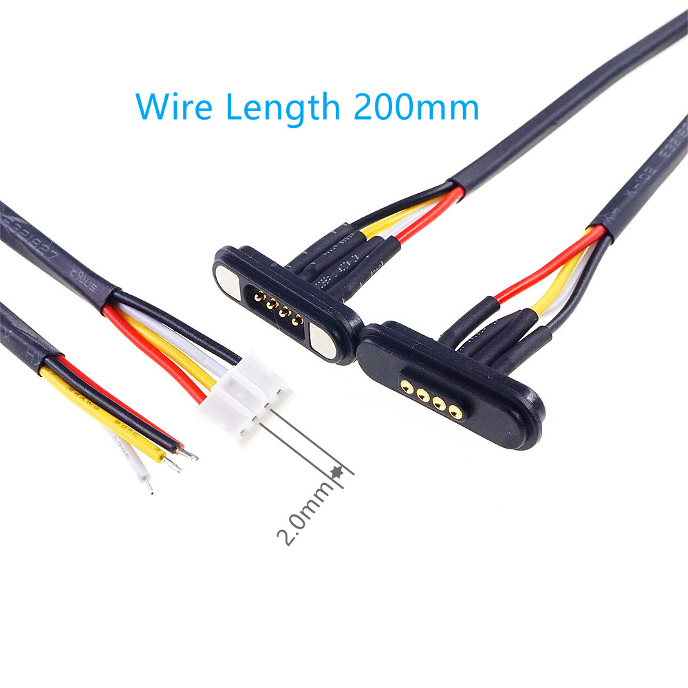 1 par 3A conector Pin Pogo magnético 2 3 4 5 6 7 8 9 11 posiciones paso 2,2 MM tira de contacto Pogopin macho hembra con resorte