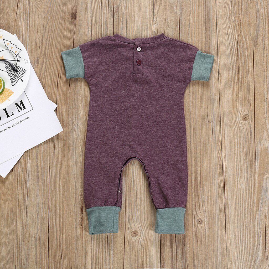 Baby Jongen Romper Zomer Baby Baby Jongens Meisjes Korte Mouw Brief Bone Print Romper Jumpsuit Для Новорожденных