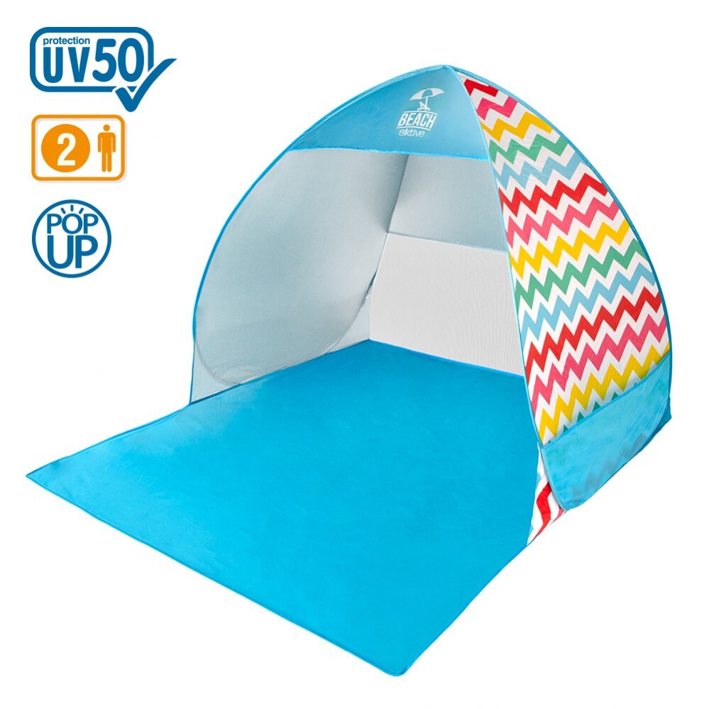 Tienda de playa Pop Up multicolor UV50 Aktive Beach