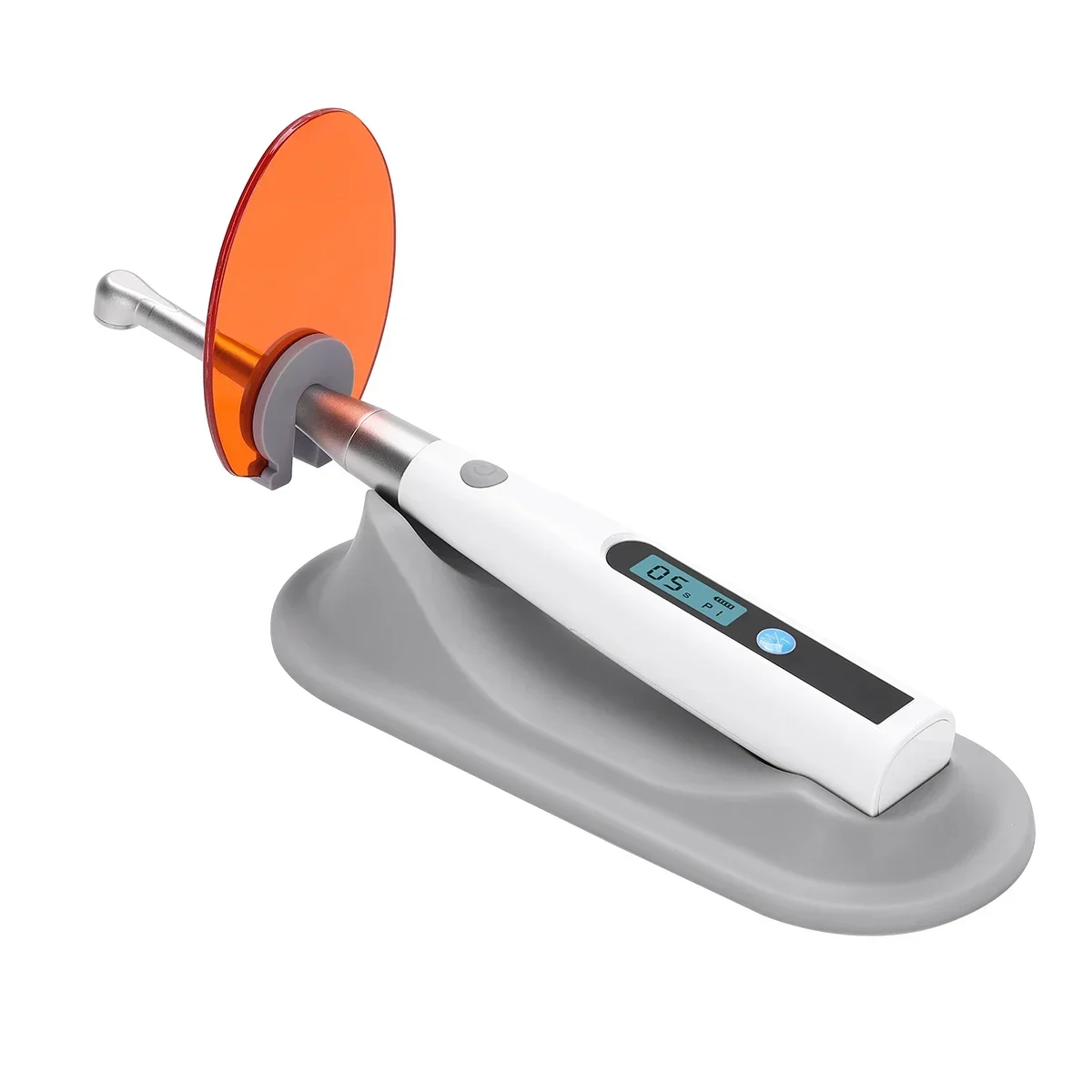 ELIJAH lámpara LED de curado Dental inalámbrica 1 segundo luz de curado 800-1400mw/cm2 equipo de odontología cabeza de Metal 360 ° Herramientas de laboratorio giratorias: Rojo