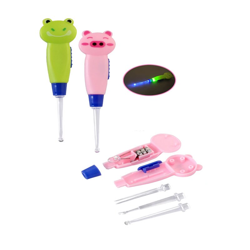 Pince Nettoyage Nez Bébé Avec Lumière LED - Pince à Épiler Nasale Oreille Nombril Yeux