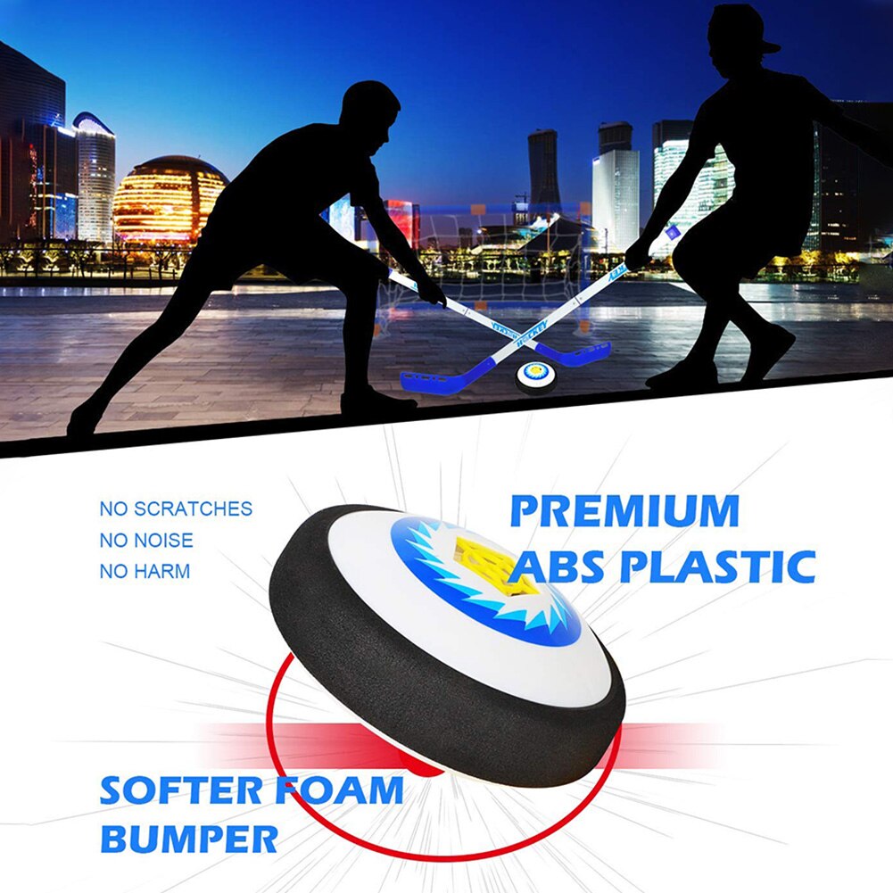 Inomhus utomhus fjädring boll mål avtagbar interaktiv elektrisk ishockey set barn leksak mini träning enkel installation