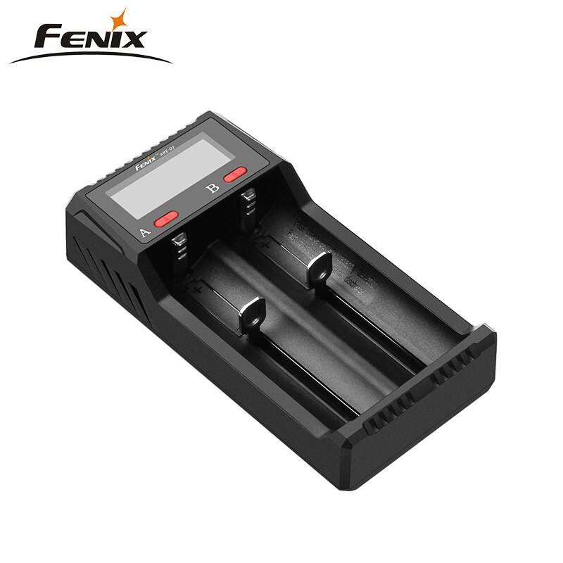 Fenix-cargador de batería ARE-D2, compatible con baterías de iones de litio y Ni-MH/ni-cd, carga microusb y función de descarga USB