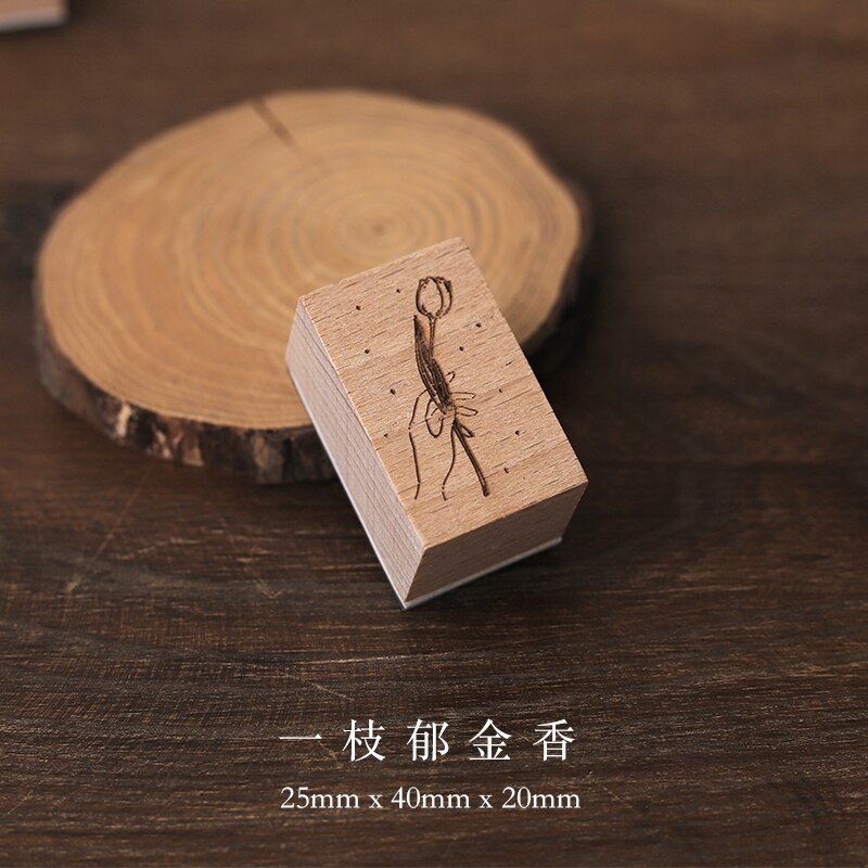 Jahrgang Strauß Blume der Poesie dekoration stempel holz stempel für scrapbooking schreibwaren DIY handwerk Standard stempel: 9