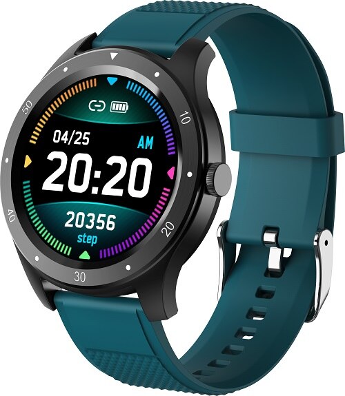 SENBONO S6 Full Touch Smart Horloge IP67 Waterdichte Mannelijke Hartslag Bloeddrukmeter Smartwatch Fitness Armband: Groen