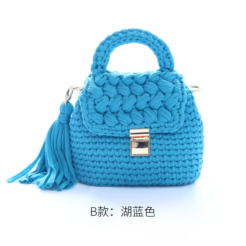 Cloth line hand-knitted thread DIY cloth bag DIY hand-knitted bag