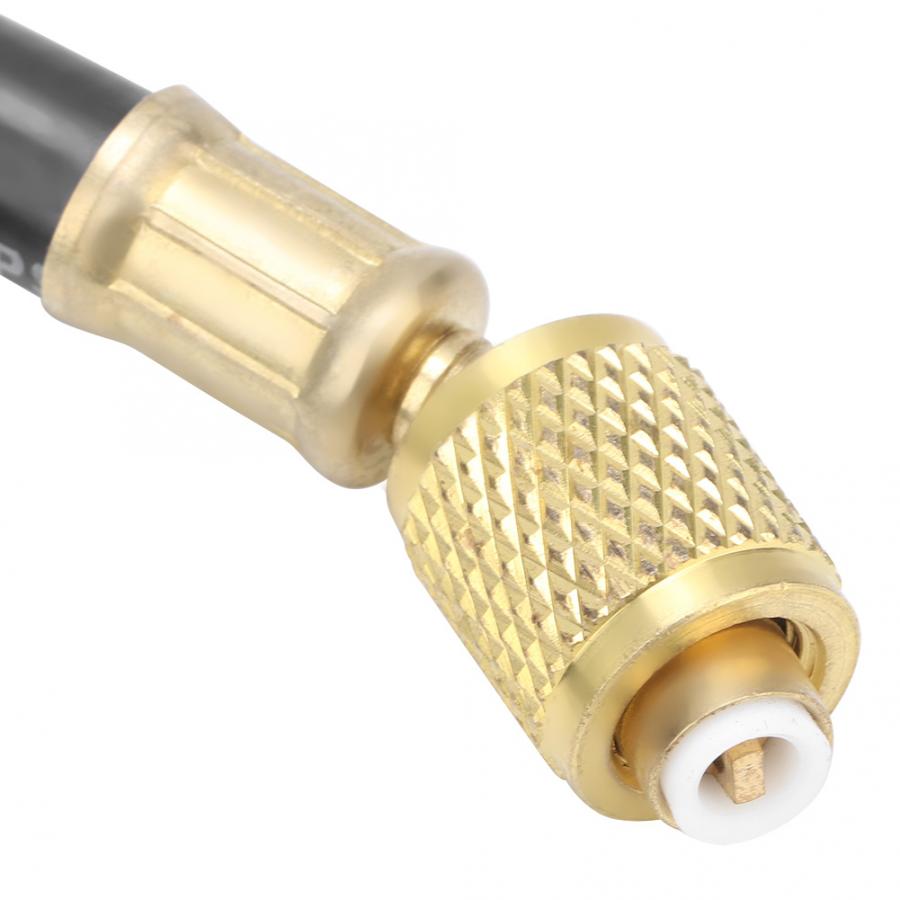 R410 800-4000psi Druck Klimaanlage Fluorid Rohr Klimaanlage Kühlmittel Kältemittel Zugabe Werkzeug 1/4SAE Kältemittel Schlauch