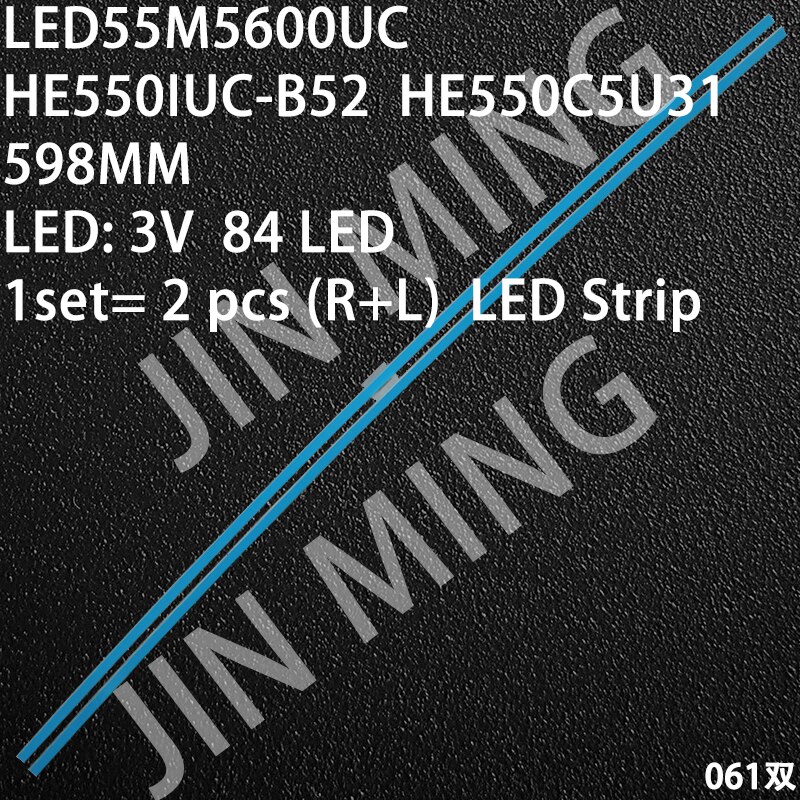 LED Strip For Hisense LED55M5600UC HE550IUC-B52 HE550C5U31