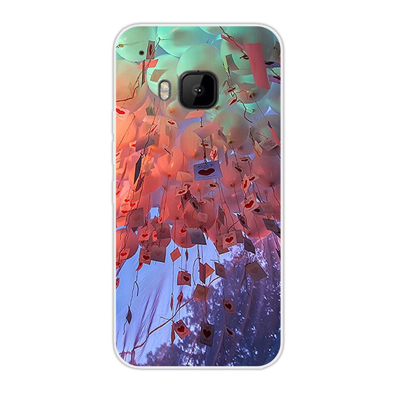 Beschermhoes voor htc one  m9 coque 5.0 " giraffe zachte tpu-hoes voor fundas htc one  m9 cover siliconen achterkant telefoonhoesjes: 14