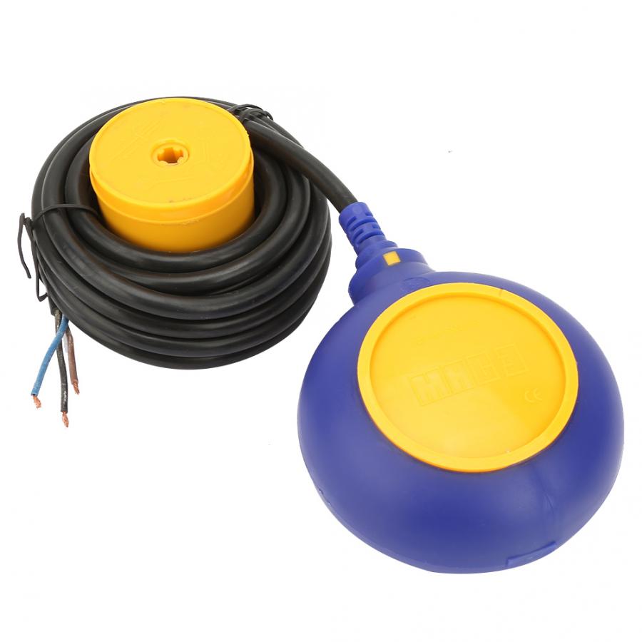 220V Float Switch Water Liquid Level Controller Contactor Sensor with 4 Meters Cable Water Level Monitor