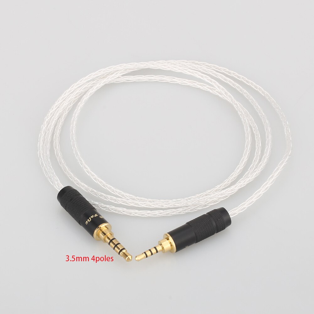 Audiocrast 4pin XLR/2,5mm/4,4mm Ausgewogene Kopfhörer Upgrade Kabel für Fostex T60RP T20RP T40RPmkII T50RP