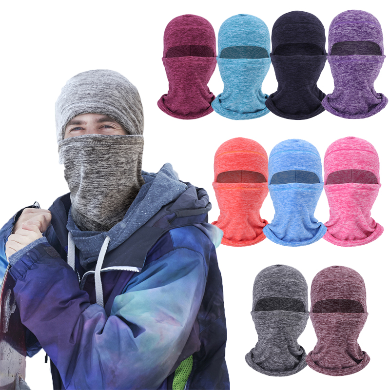 Cycling Face Mask Ski Neck Protecting Outdoor Balaclava Full Face Mask Ultra Thin Breathable Windproof Ski Mask
