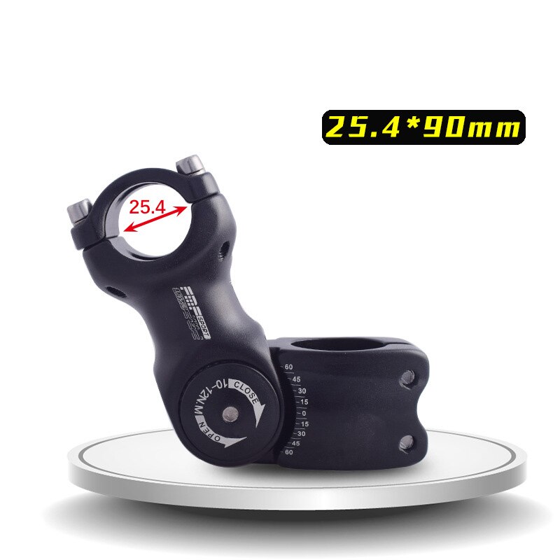 FMF Bike Stem adjustable angle stem 25.4mm 31.8mm handlebar height increase riser stem mtb mountain bike road: 25.4mm-90mm