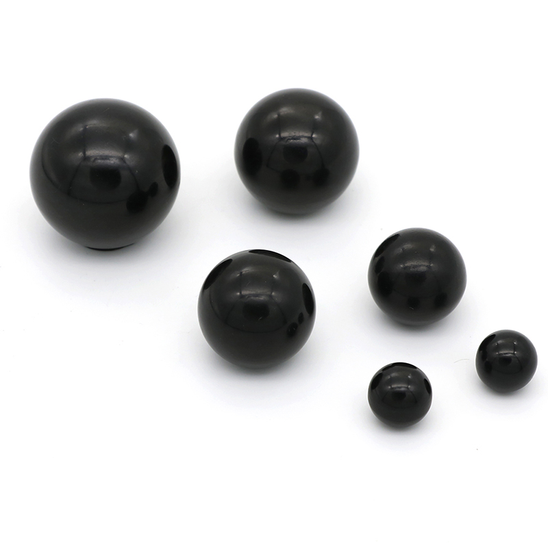 1 stk sort kugleformet plastspænding kobberkerneknap  m4/m5/m6/m8/m10 gevindhovedspændemøtriknap