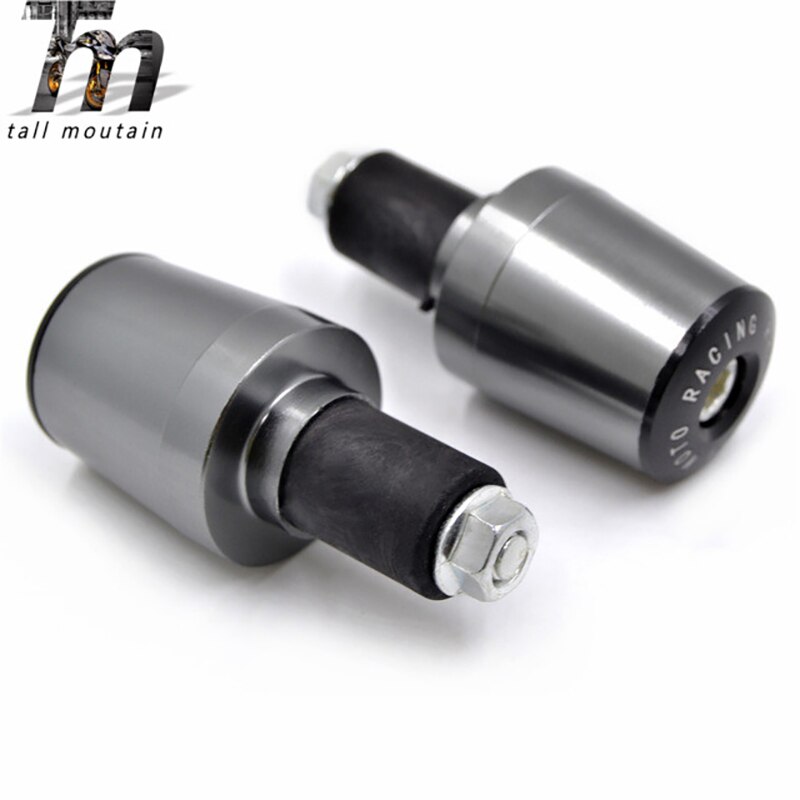 7/8 "22 Mm Universal Motorcycle Handle Bar End Handvatten Ends Sliders Cap Plug Slider Contragewicht Cover Universal: Titanium