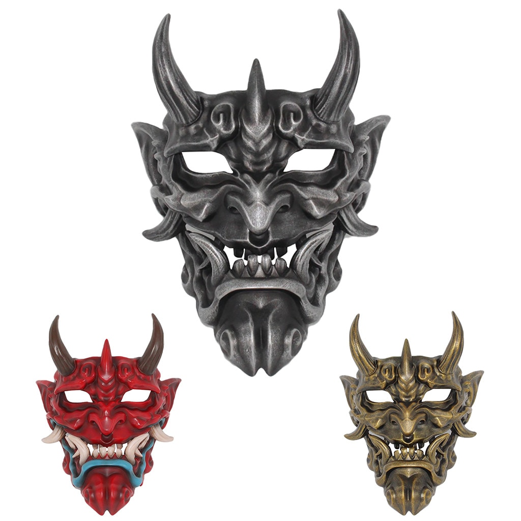 Rave mask accessories жабо frill Japanese Prajna Halloween Clothing Collection Wall Hanging Mask #3