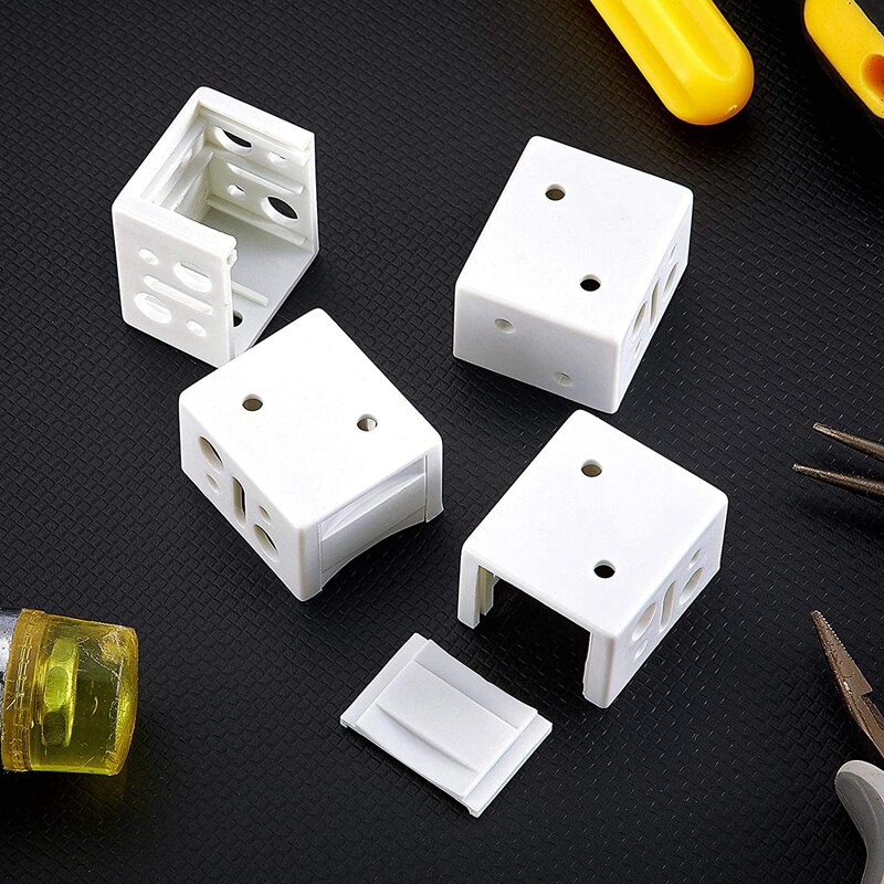 1 Inch Blind Beugels Wit Profiel Doos Montagebeugel Jaloezieën Bovenbak Beugel