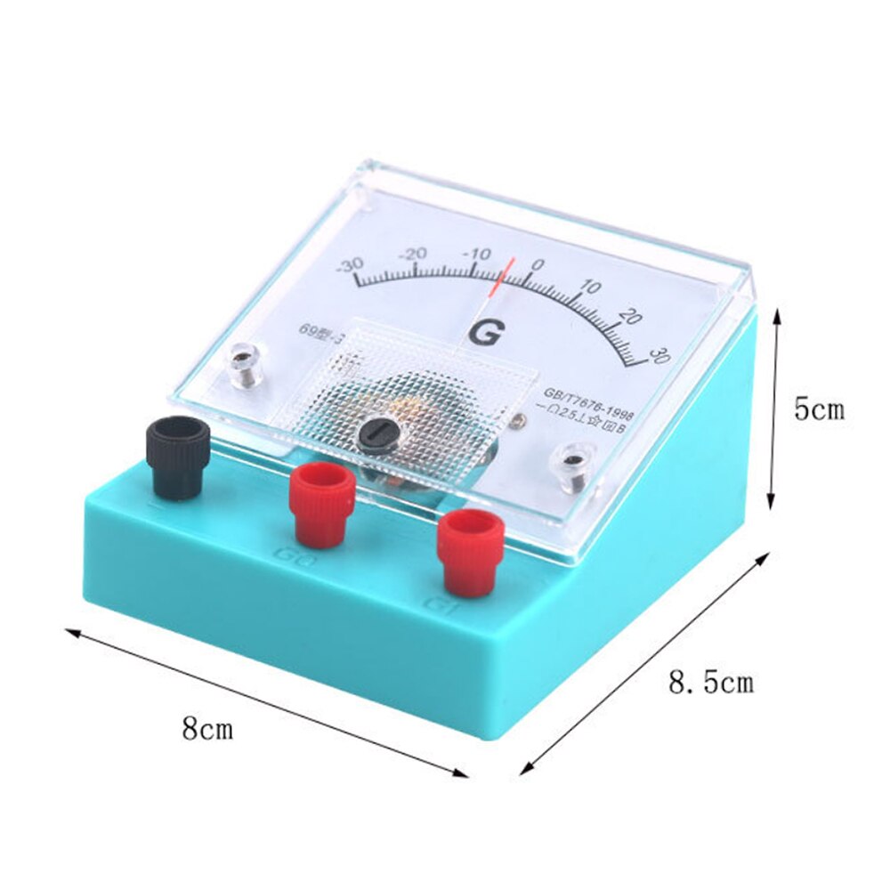 Pointer Gevoelige Galvanometer Bereik ± 30 ± 3mV Fysieke Elektriciteit Experiment Onderwijs Instrument Hoge Gevoeligheid