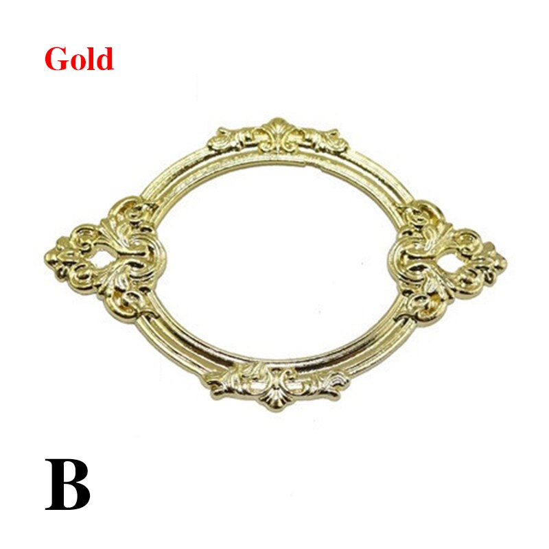 5pcs/Set Retro Furniture Cabinet Drawer Box Case Iron Metal Tag Label Pull Frame Handle File Name Card Holder: I