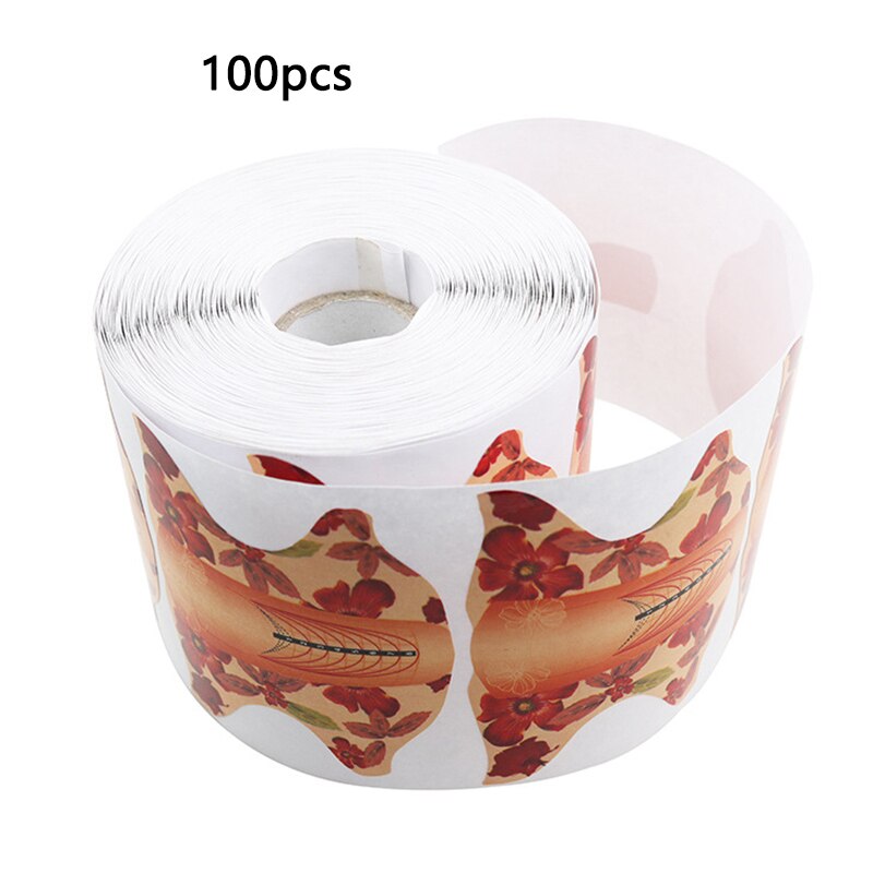 100pc/lot Nail Art Tools Nail Forms Extension Acrylic Builder Form Guide For Nail Extension Stencil Manicure Tools: 01