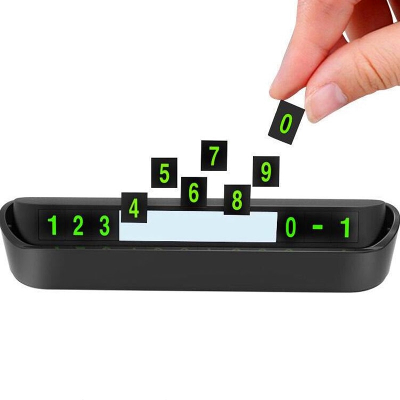 Lichtgevende Auto Tijdelijke Parkeerkaart Sticker Telefoonnummer Kaart Plaat Voor Lexus RX300 RX330 RX350 IS250 LX570 Is200 Is300 Ls400