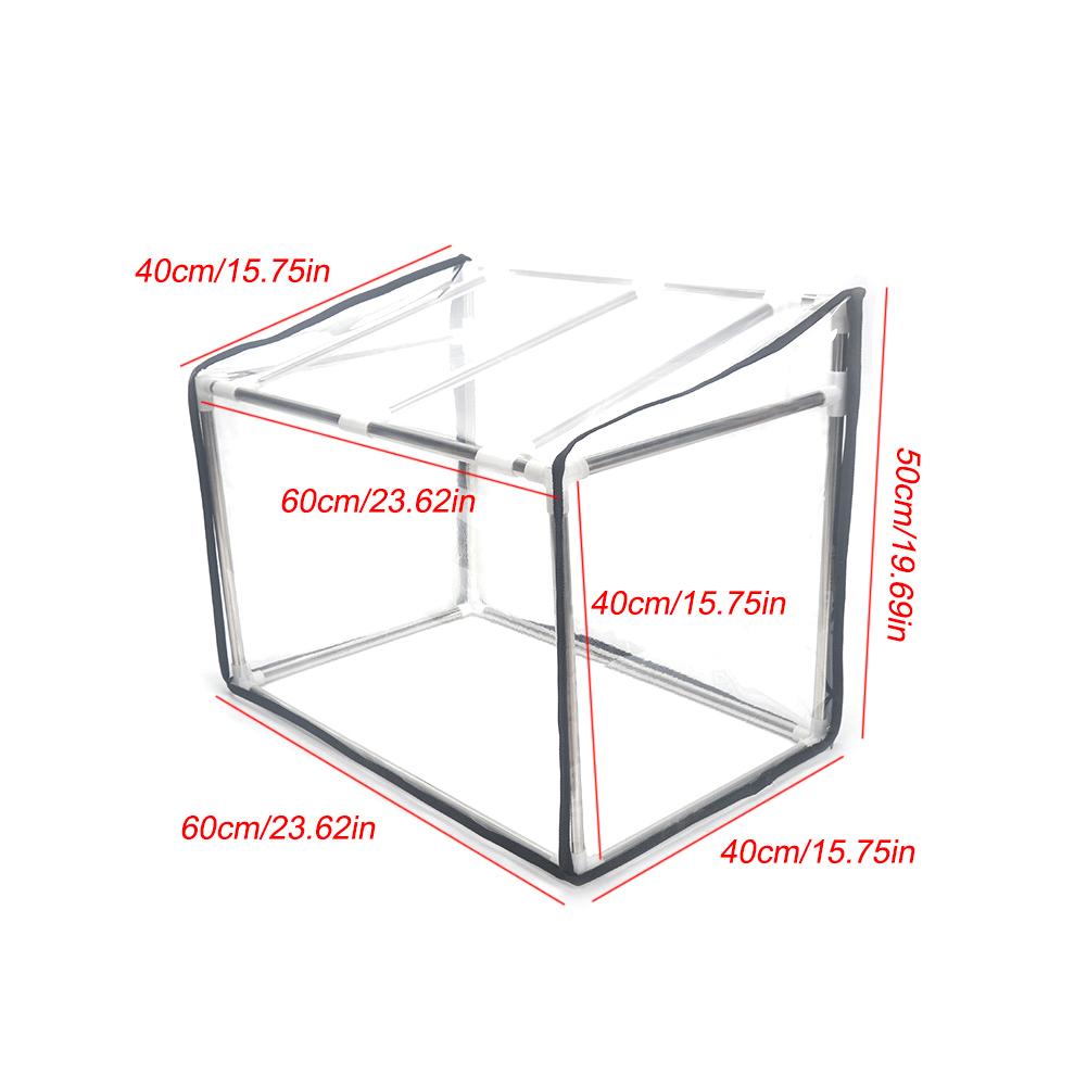 Mini plantes serre intérieur extérieur cache pot abri Transparent verre souple Film serre pour plantes de jardin