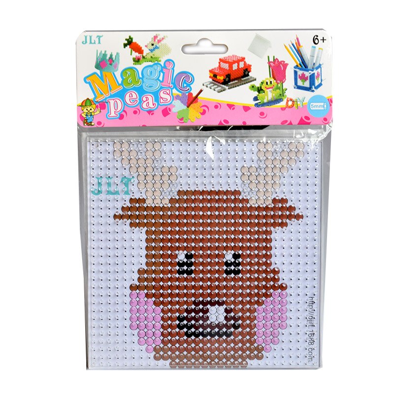 Cuentas de hama de 5mm para niños, abalorios para planchar, rompecabezas en 3d, Juguetes DIY: 02