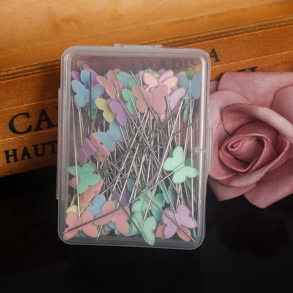 50 /100 schattige vlinderknopen patchworkspelden naalden voor borduurwerk patchworkgereedschap naainaald diy naaiaccessoires