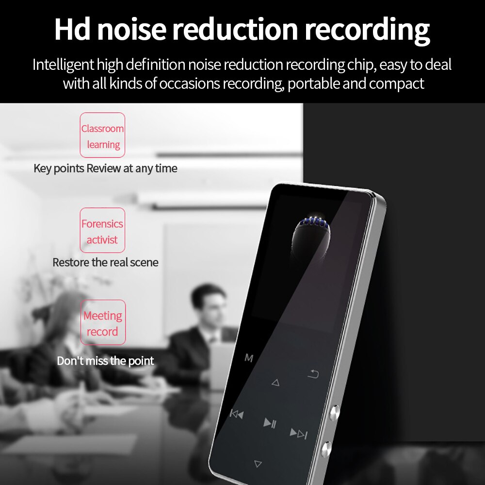 Music Displayer Portable Music Displayer Music Displayer Function Portable Voice Recorder Multifunctional For