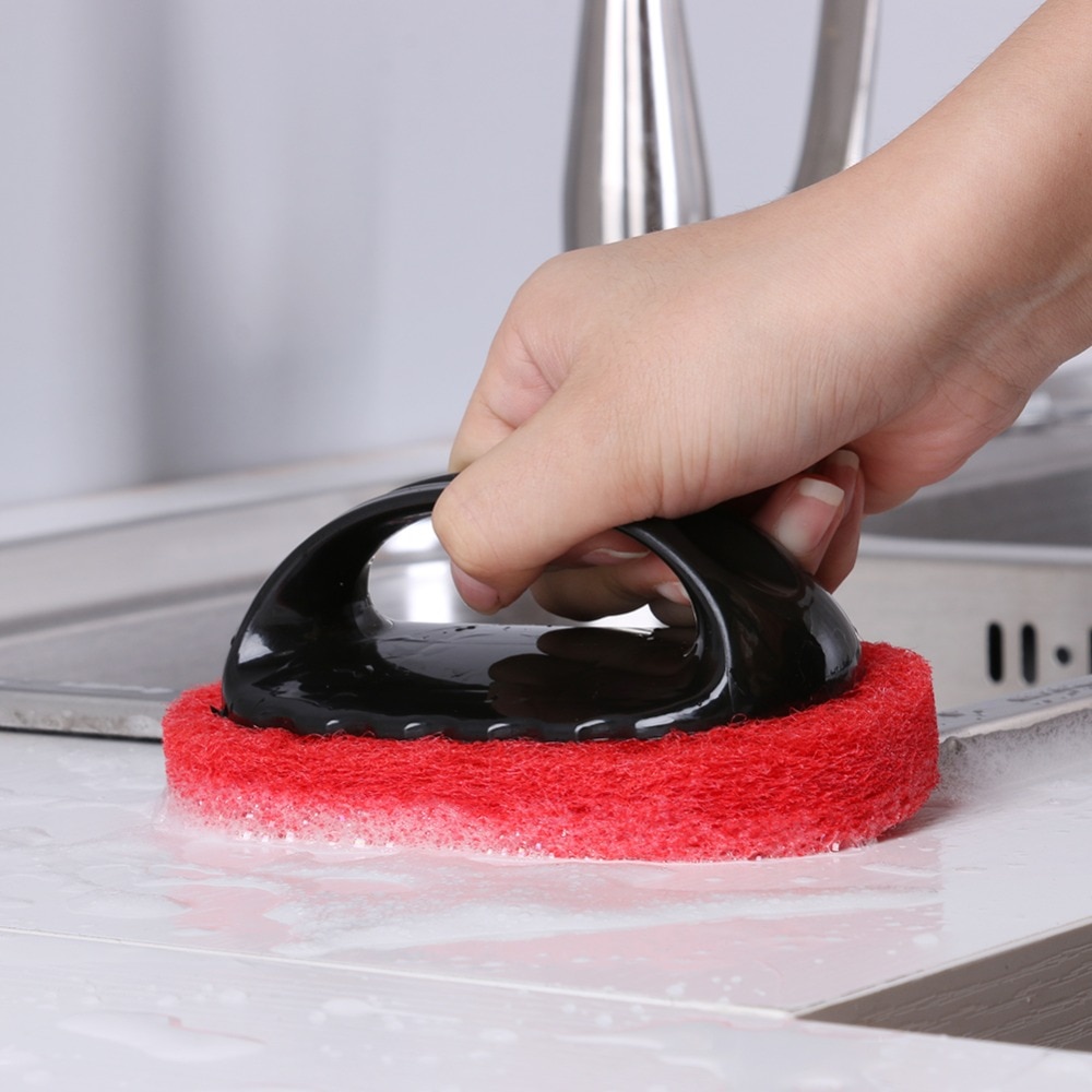 Sponge Prush Sponge Cleaning Brush Strong Decontamination Brush... – Grandado