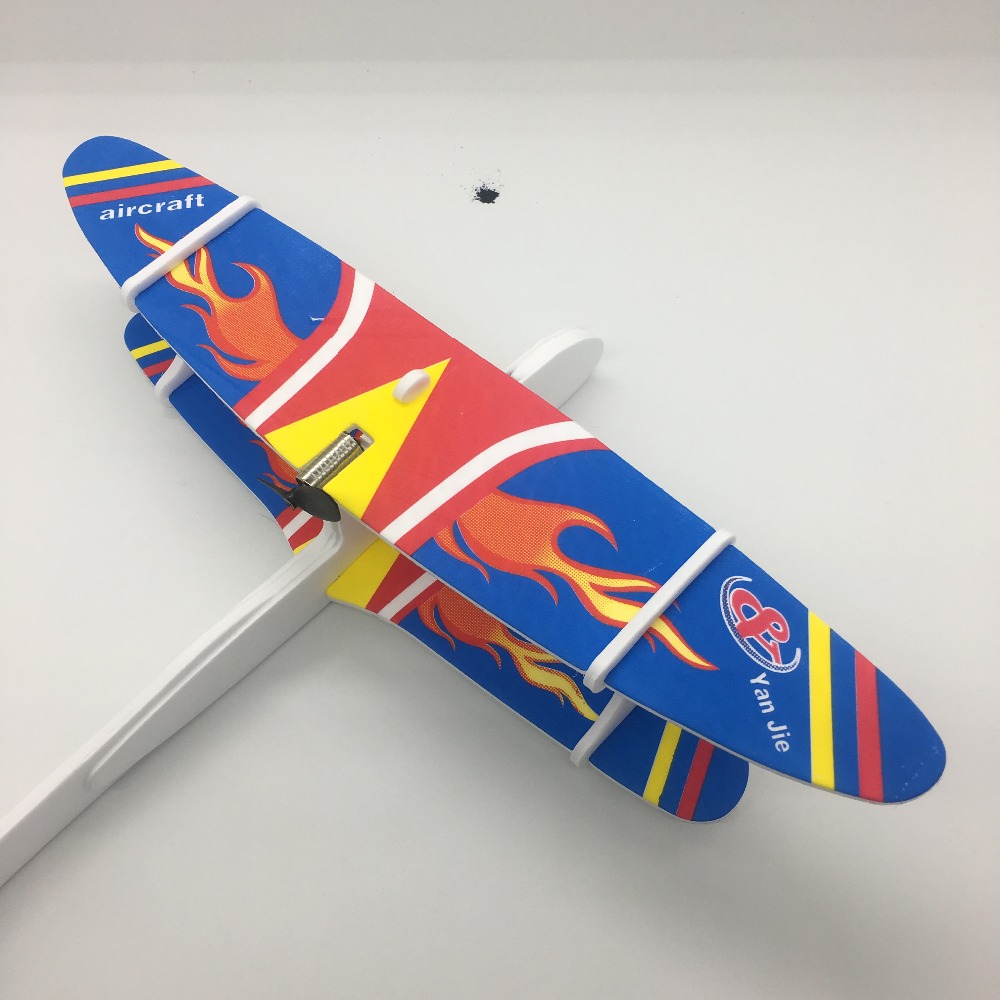Hand Gooi DIY Flying USB Elektrische Power Motor Glider Planes Schuim Vliegtuig Party Bag Vulstoffen Kids Kinderen Model Speelgoed game