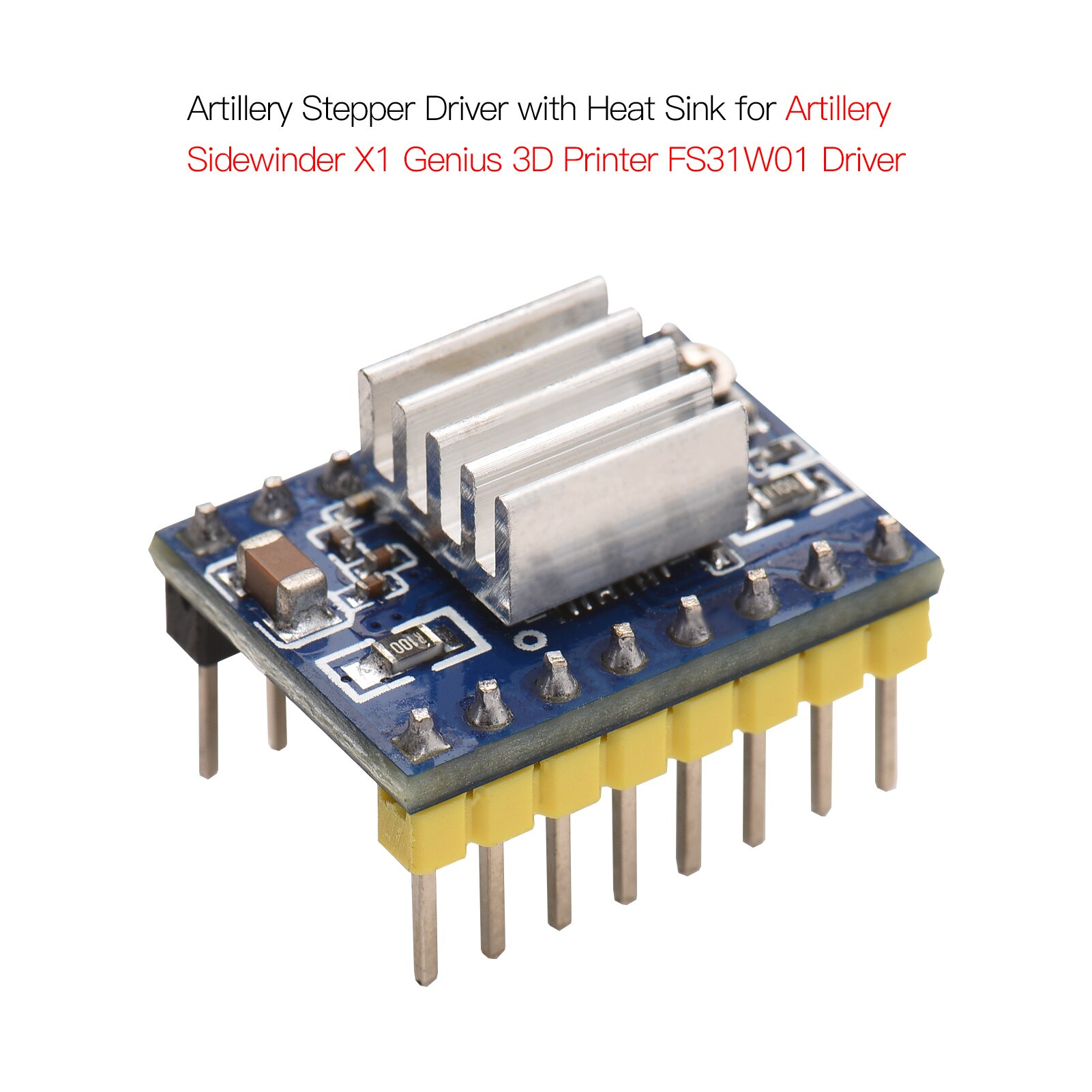 Artillery Stepper Driver with Heat Sink for Artillery Sidewinder X1 3D Printer FS31W01 Driver 3d printer parts