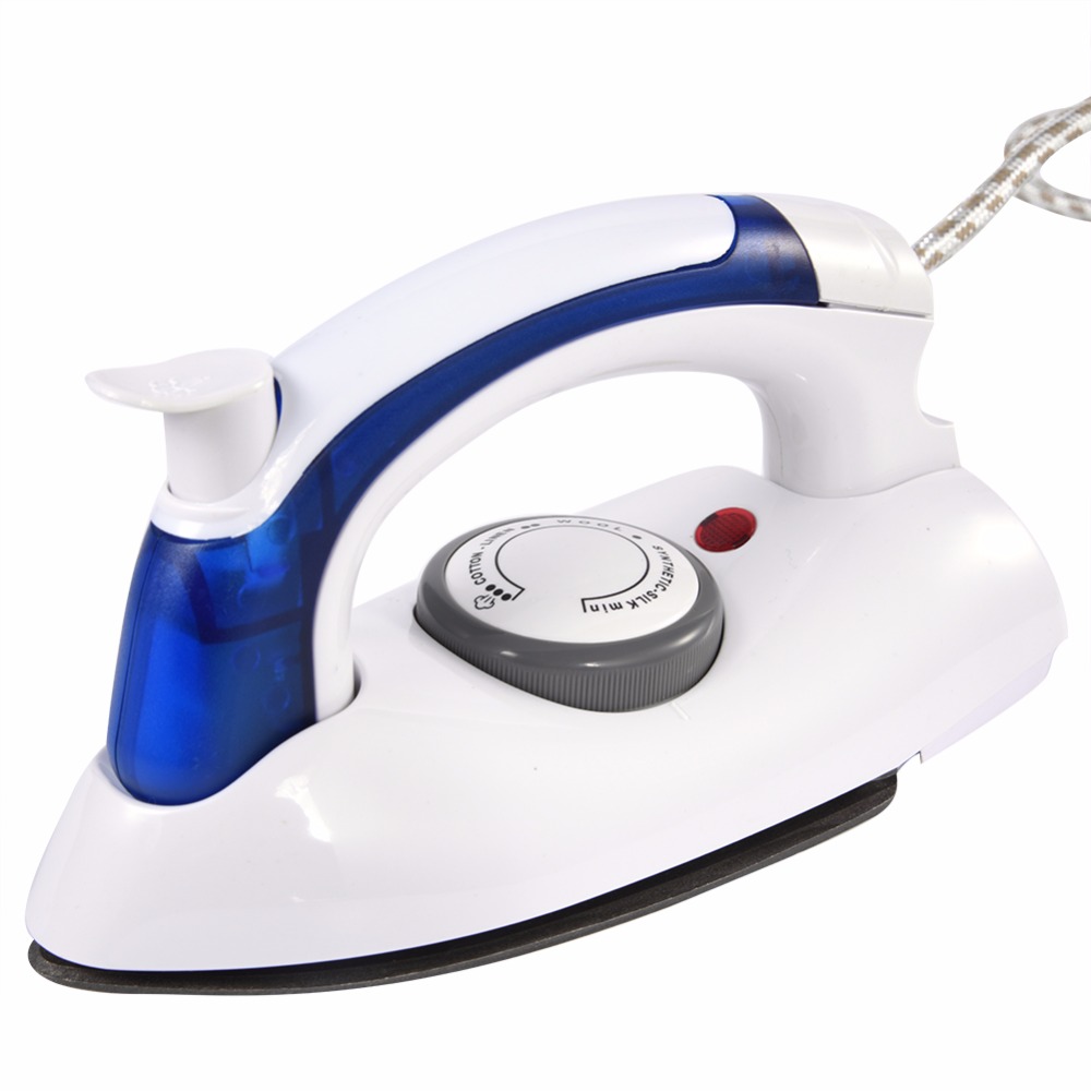 Plancha de Vapor Eléctrica con enchufe europeo, vaporizador manual para ropa, plancha de viaje Flatiron, Control de temperatura para el hogar y viajes, 220V