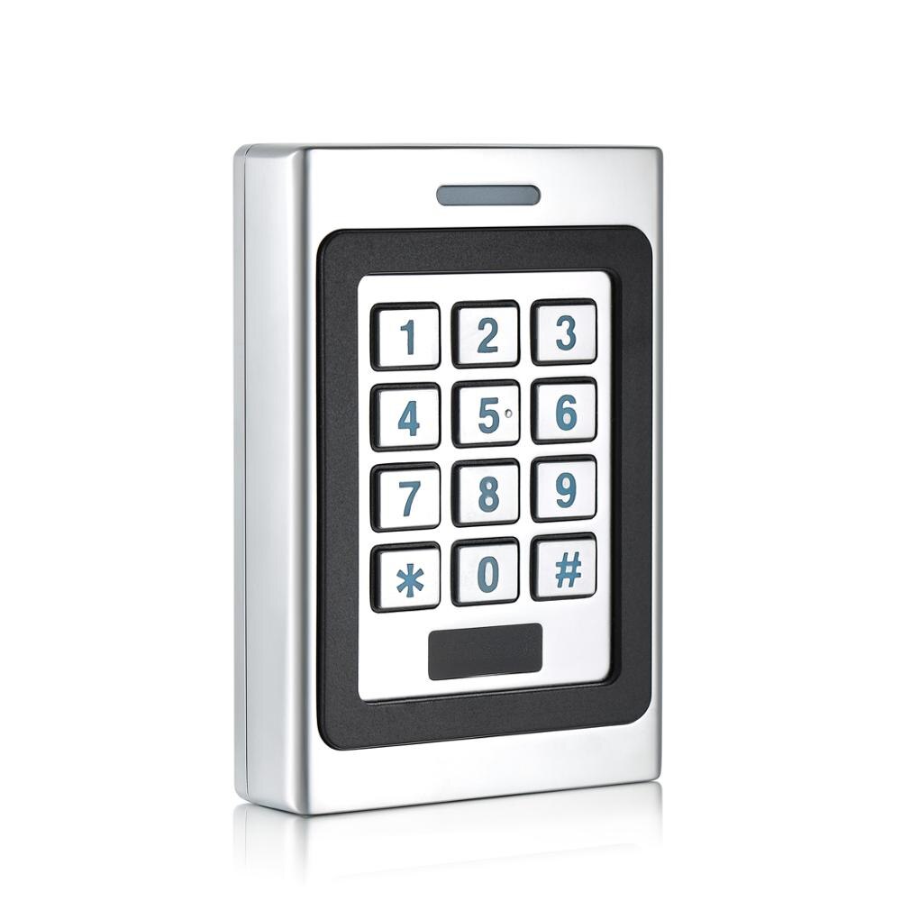 RFID Keypad Access Control System Kit Door Lock 125KHz EM Card IP67 Waterproof Metal Case Security Entry Door Reader Standalone