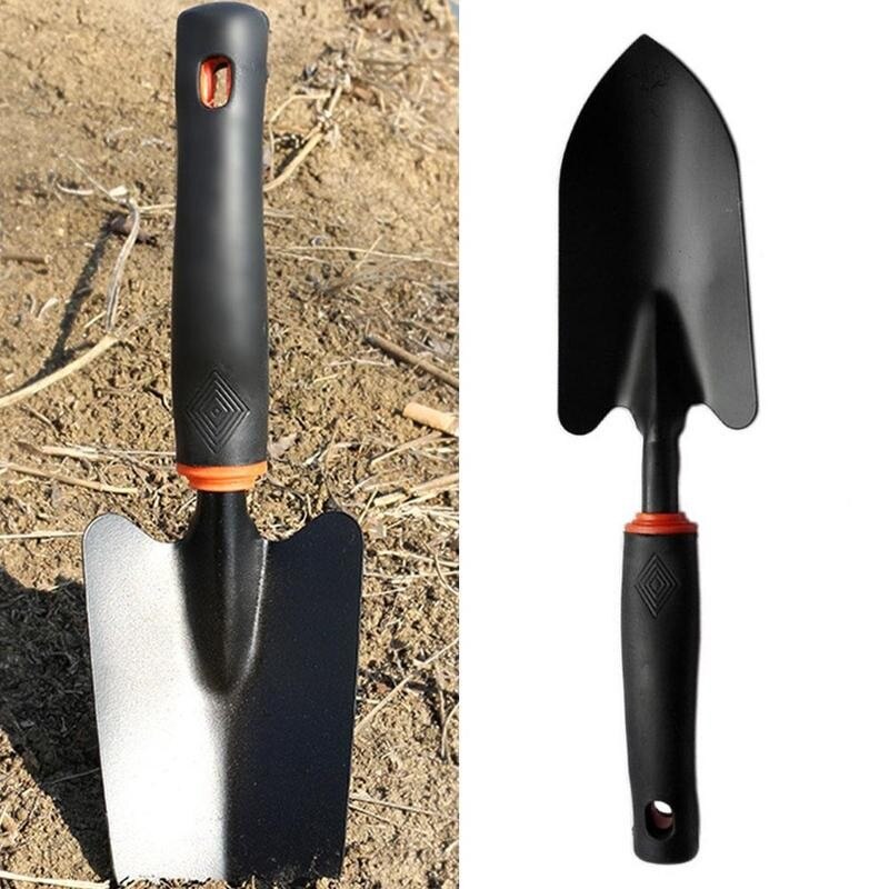Xclou Spade Promo van hoogwaardig staal, tuinspade met T-steel van hout, tuingereedschap met een totale lengte van ca. 107 cm, plantenspade met treprand, 341013
